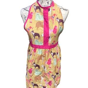 Simply whimsical dog kitchen apron